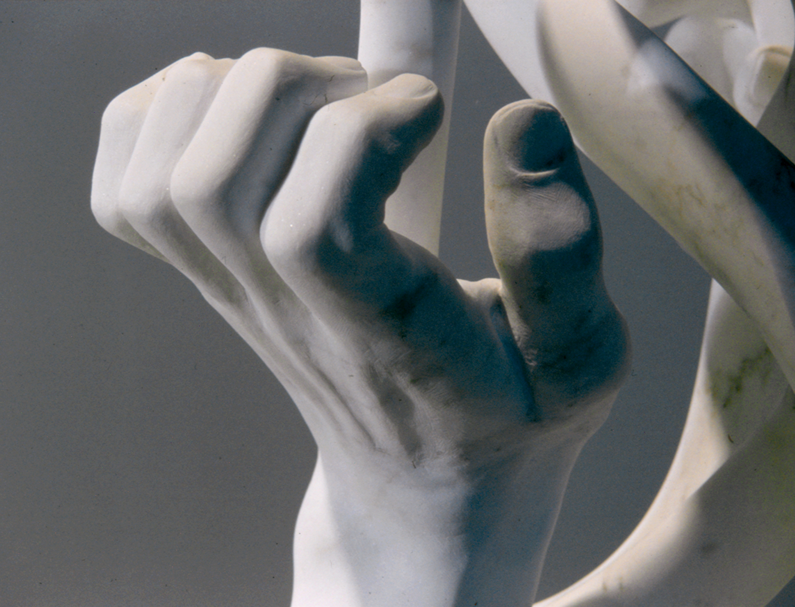 “Formation” (detail), marble, 1995 by Oliver Harwood