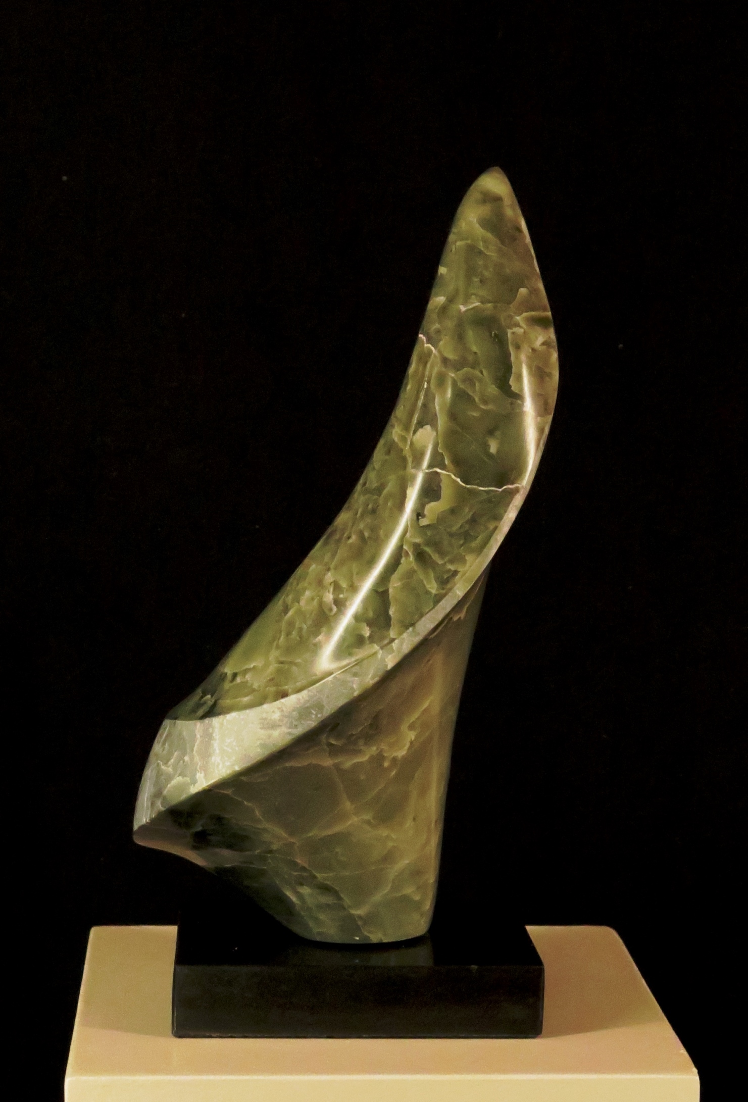 "Turbulent Round" Pyrophylite, Randal Leek