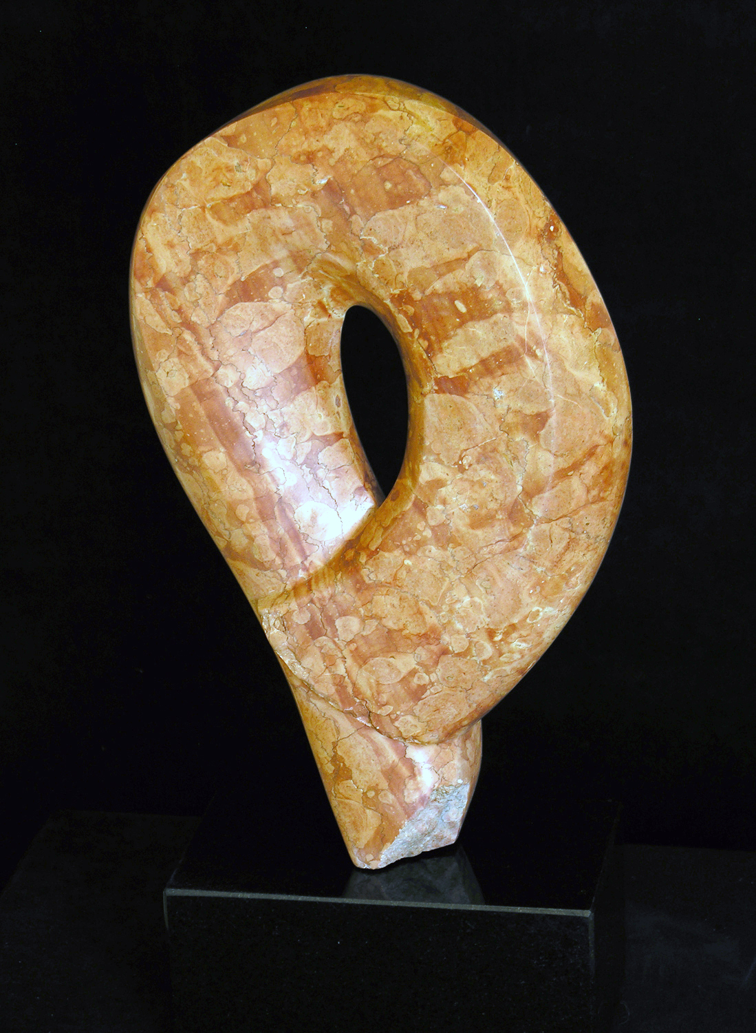 There’s Always Hope’, Italian red marble, 22” X 15” X 4”