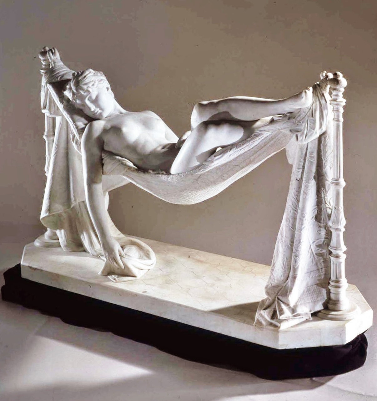 “Sweet Dreams”, Carrara marble, life size, 1892