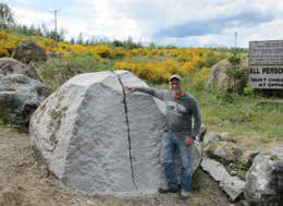 Ravensdale Quarry Boulder Split