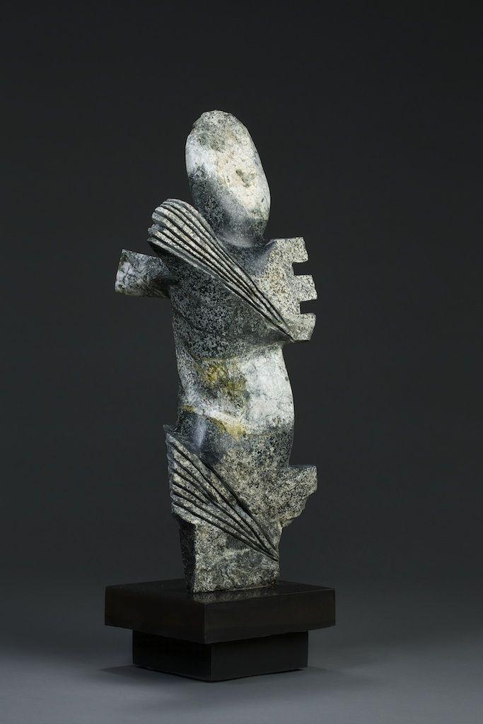 "Solo", 30" high, granite, Gerda Lattey