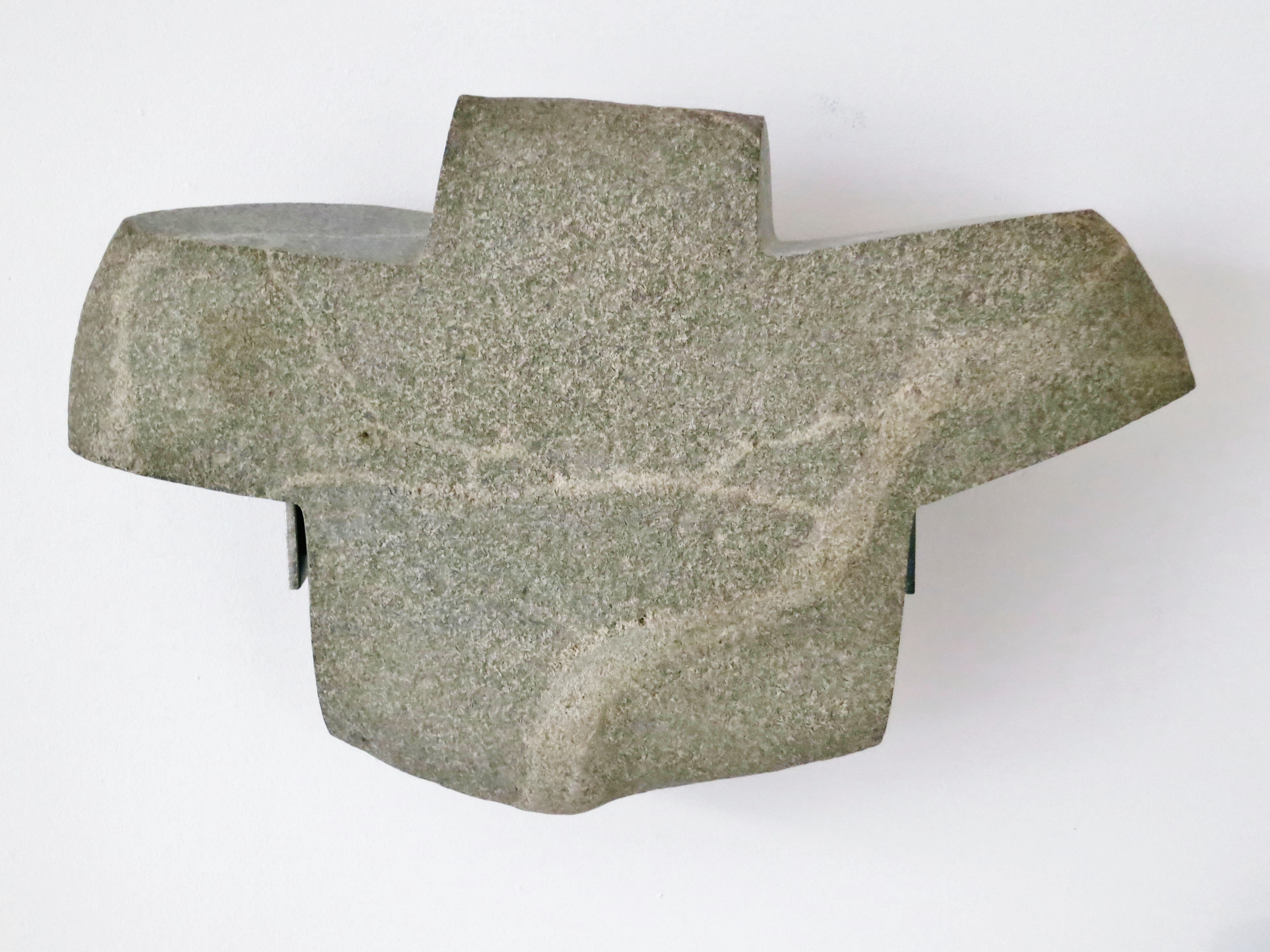 Chest Pieces (Detail).  River Stone.  6 ½” H x  2 ¾” D x 9 “ W, Bob Leverich