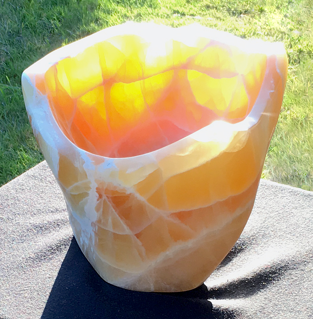 Shattered Light 2016 Onyx or looks like Calcite part of her vessel series