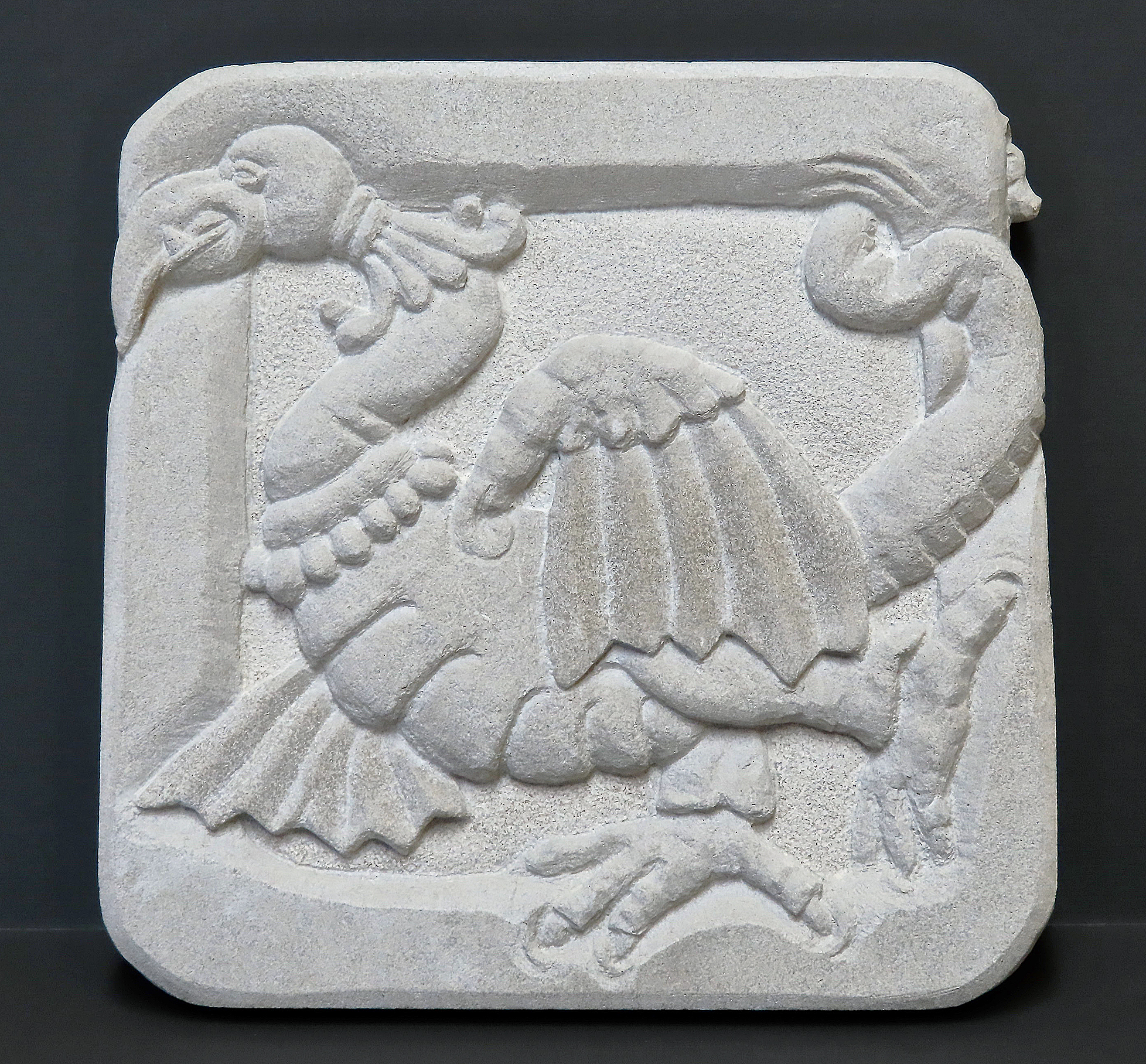 limestone relief critter