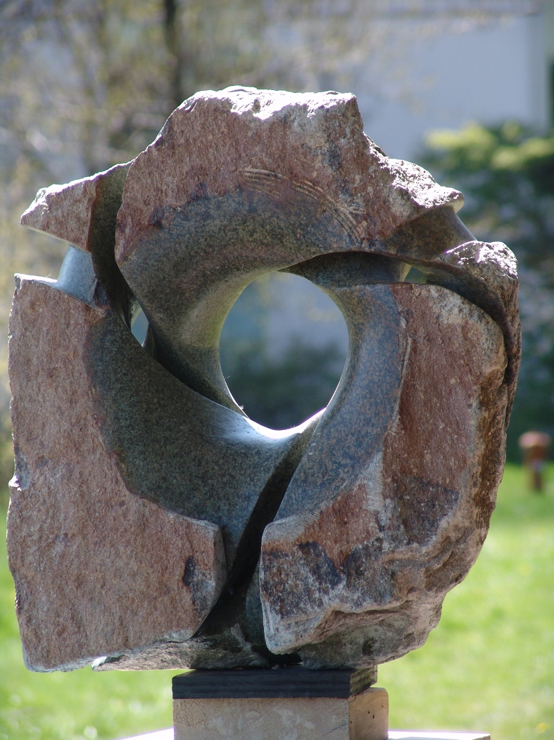 ‘540º Split Torus, The Breakthrough’, African Serpentine, 60 Cm X 50 Cm X 38 Cm, 2009 