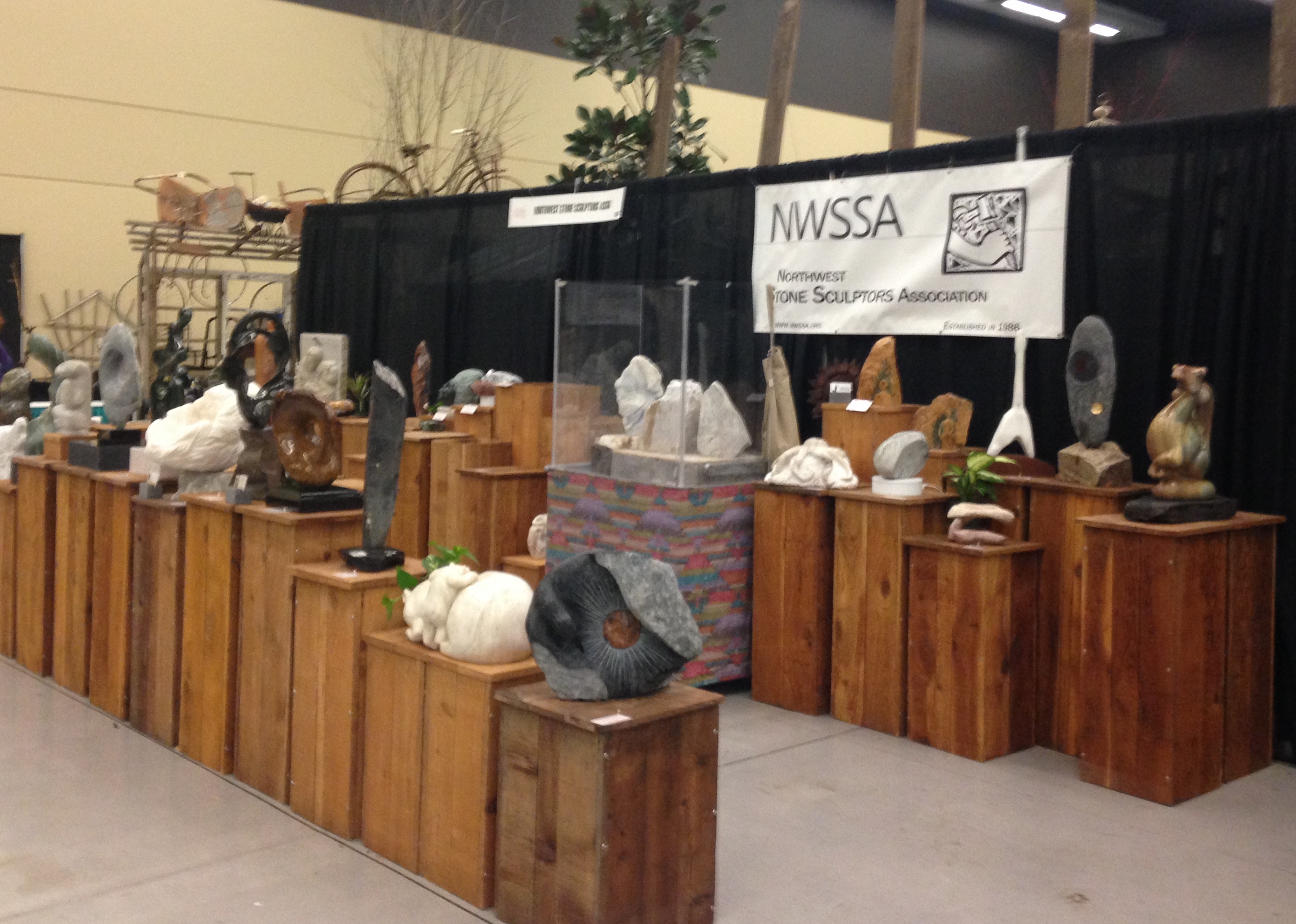 NWSSA’s 2018 booth at the Northwest Flower & Garden Show Festival.