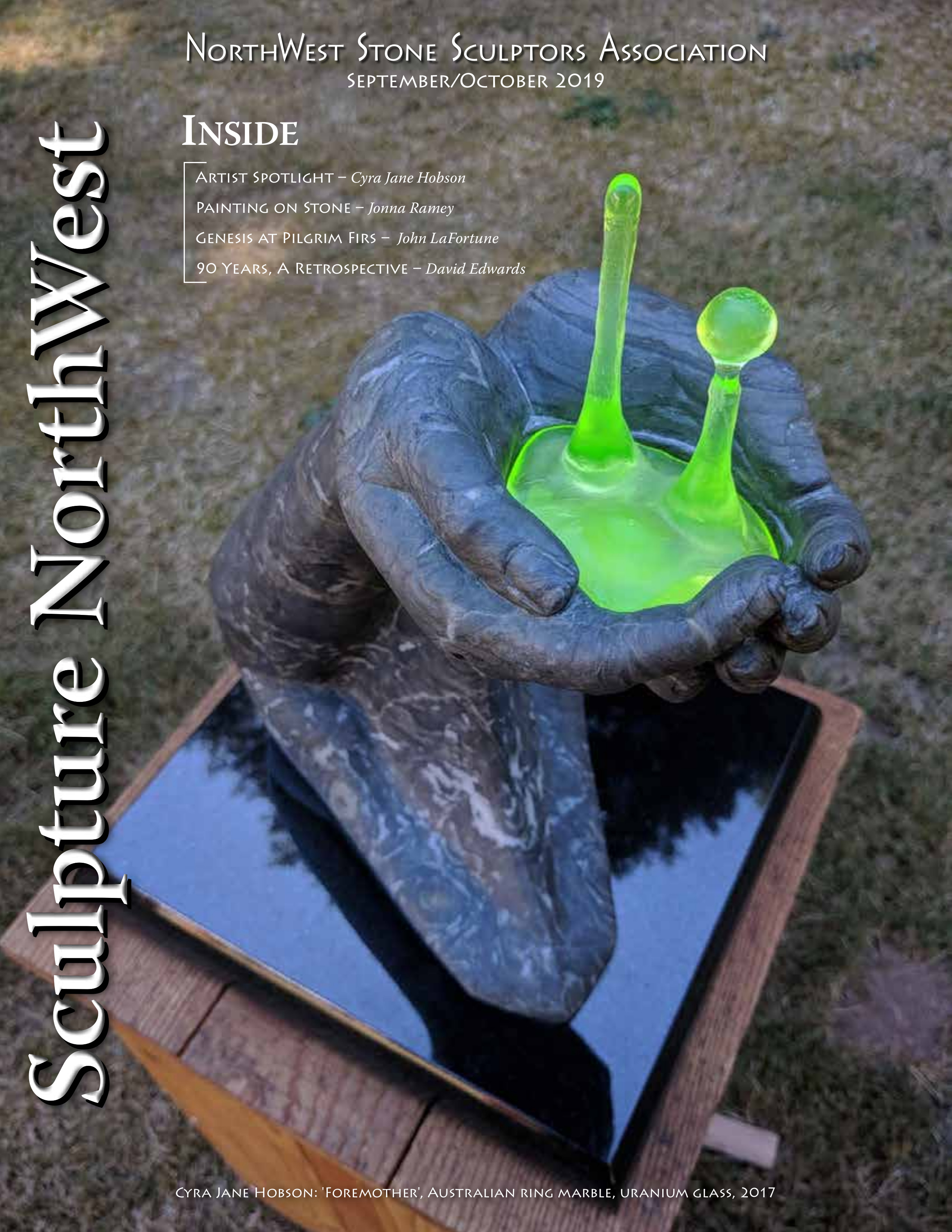 September October 2019 Sculpture Northwest Journal Cover
