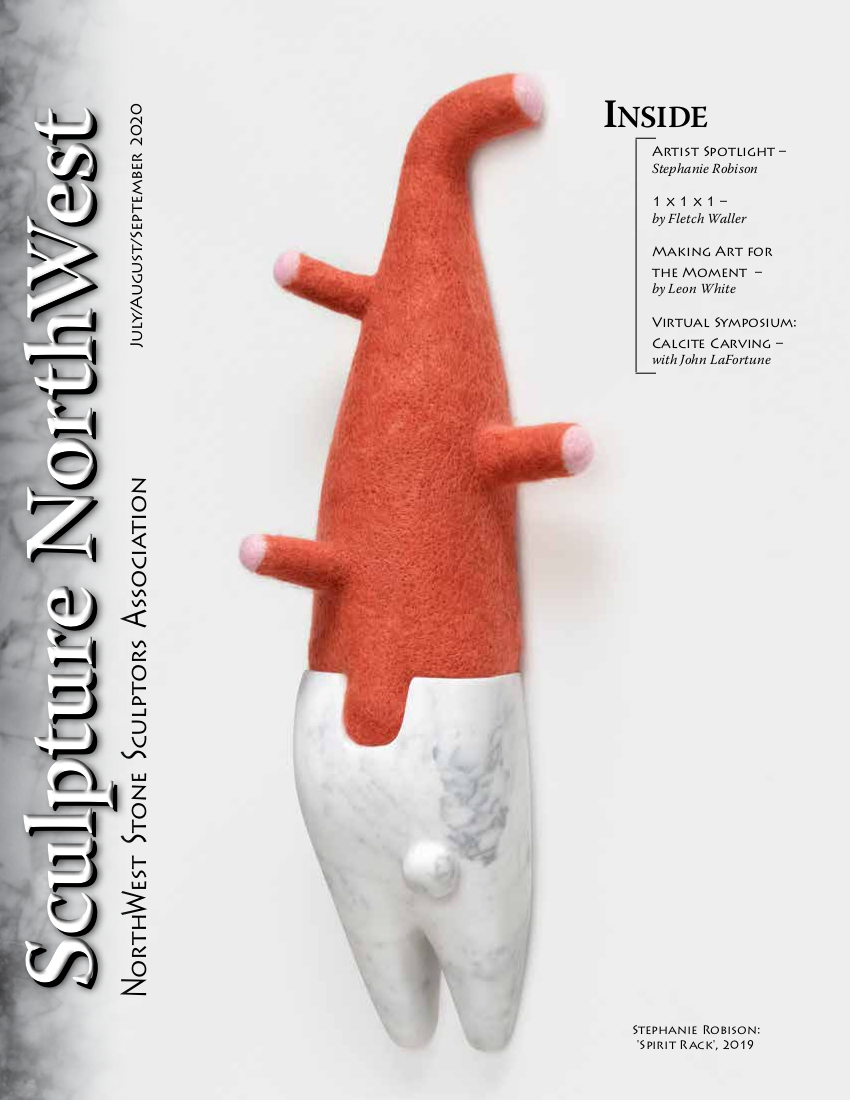 July, August, September 2020 Sculpture Northwest Journal Cover