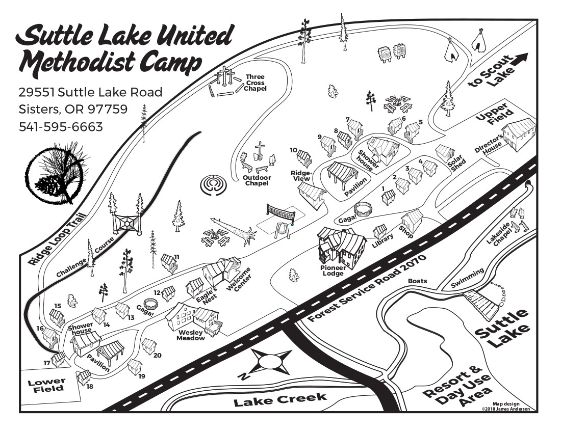 suttle lake map