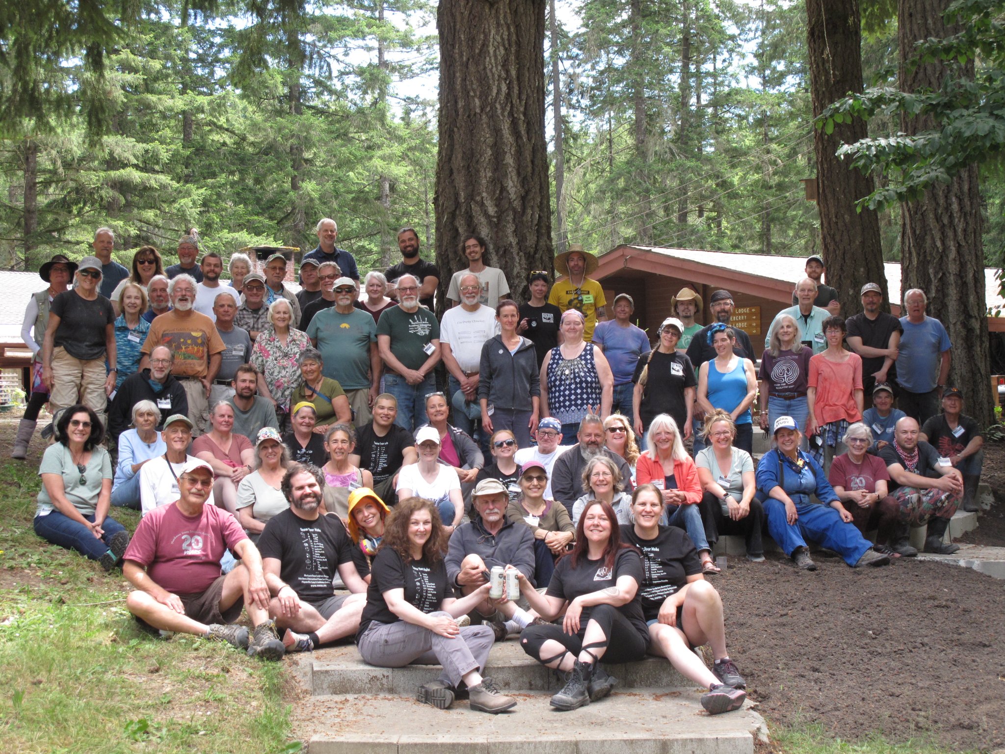 Group Photo from the July 2022 Stone Carving Symposium in Port Orchard WA